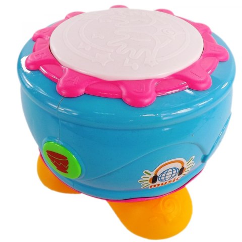 WESOŁY INTERAKTYWNY BĘBENEK MUZYKA ŚWIATŁA 6622 N