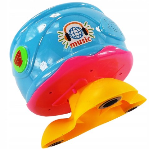 WESOŁY INTERAKTYWNY BĘBENEK MUZYKA ŚWIATŁA 6622 N