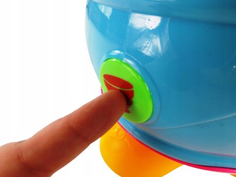 WESOŁY INTERAKTYWNY BĘBENEK MUZYKA ŚWIATŁA 6622 N