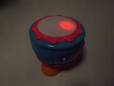 WESOŁY INTERAKTYWNY BĘBENEK MUZYKA ŚWIATŁA 6622 N