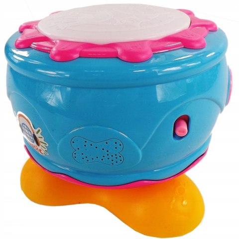 WESOŁY INTERAKTYWNY BĘBENEK MUZYKA ŚWIATŁA 6622 N