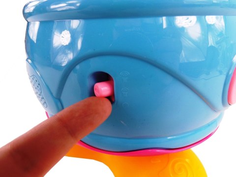 WESOŁY INTERAKTYWNY BĘBENEK MUZYKA ŚWIATŁA 6622 N