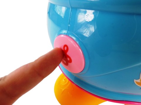 WESOŁY INTERAKTYWNY BĘBENEK MUZYKA ŚWIATŁA 6622 N