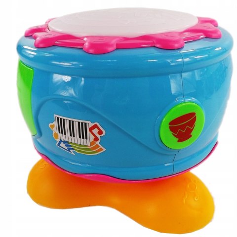 WESOŁY INTERAKTYWNY BĘBENEK MUZYKA ŚWIATŁA 6622 N