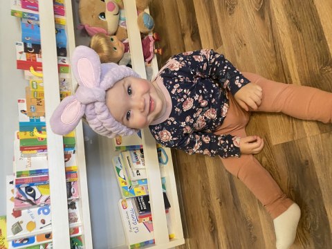 Szybkoschnąca opaska kosmetyczna do włosów KRÓLIK