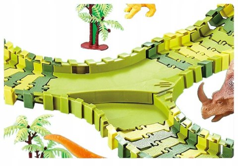 Ogromny tor samochodowy 360cm dinozaur 240el. 256A
