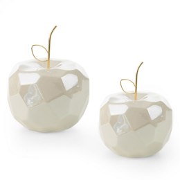 FIGURKA DEKORACYJNA APEL 16X16X13 CM KREMOWY