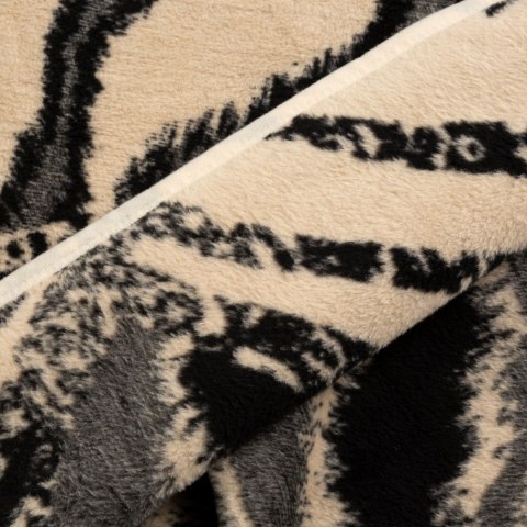 CIEPŁY KOC EUROFIRANY PLED AKRYL 220 X 240 NARZUTA BEŻOWY