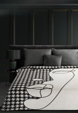 CIEPŁY KOC EUROFIRANY PLED AKRYL 220 X 240 NARZUTA BIAŁY