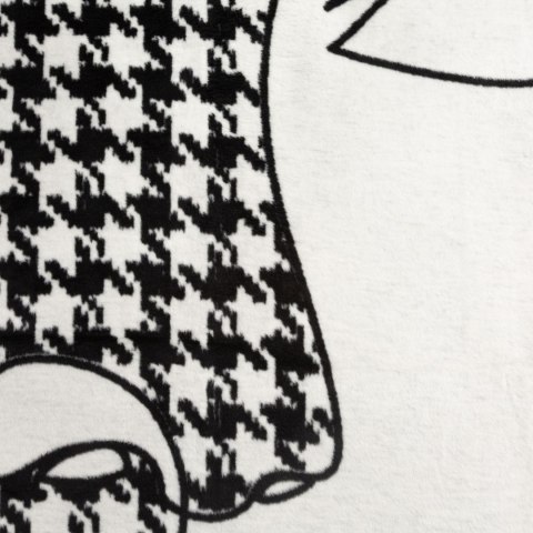 CIEPŁY KOC EUROFIRANY PLED AKRYL 220 X 240 NARZUTA BIAŁY