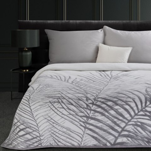 CIEPŁY KOC EUROFIRANY PLED AKRYL 220 X 240 NARZUTA BIAŁY