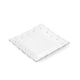 PATERA DEKORACYJNA EUROFIRANY  MERLIN 24X35X3 CM/ 13X13X1 CM /6X BIAŁY