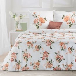 POŚCIEL EUROFIRANY KOMPLET POŚCIELI BAWEŁNIANEJ SONIA 140X200 CM, 1 SZT. 70X80 CM BIAŁY