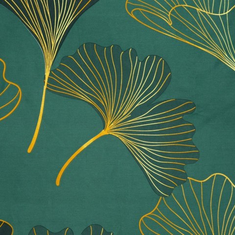 POŚCIEL EUROFIRANY KOMPLET POŚCIELI SATYNOWEJ NIKA 220X200 CM, 2 SZT. 70X80 CM CIEMNOZIELONY