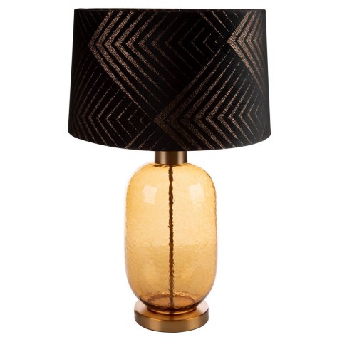 LAMPA STOŁOWA EUROFIRANY NOCNA BIURKOWA1 43X69 CZAR+ZŁ