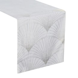 BIEŻNIK EUROFIRANY OBRUS   BLINK 14 35 X 220 CM BIAŁY