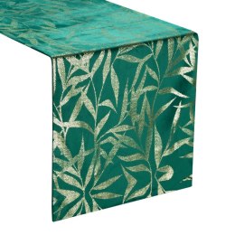 BIEŻNIK EUROFIRANY OBRUS   BLINK 15 35X140 CM CIEMNOZIELONY