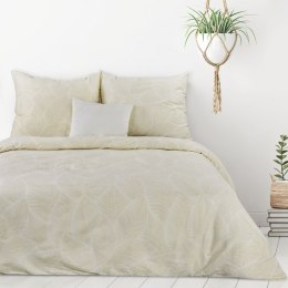 POŚCIEL EUROFIRANY KOMPLET POŚCIELI BAWEŁNIANEJ BAWEŁNIANA D91 IDA 140X200 CM, 1 SZT. 70X80 CM BEŻOWY