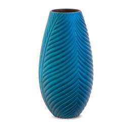 SZKLANY WAZON DEKORACYJNY NADIA2 (FI) 10X33 CM GRANATOWY