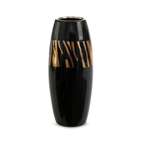 WAZON DEKORACYJNY EUROFIRANY SELENA 11X11X27 CM CZARNY