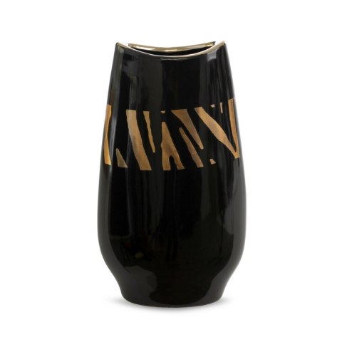 WAZON DEKORACYJNY EUROFIRANY SELENA 14X8X28 CM CZARNY