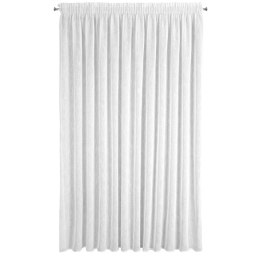 FIRANA GOTOWA EUROFIRANY   CARLA NA TAŚMIE 300X270 CM BIAŁY