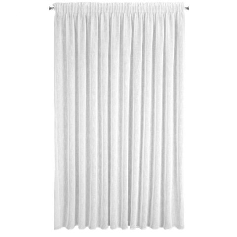 FIRANA GOTOWA EUROFIRANY   CARLA NA TAŚMIE 300X270 CM BIAŁY