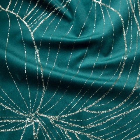 BIEŻNIK EUROFIRANY OBRUS   BLINK 12 35 X 180 CM CIEMNOTURKUSOWY