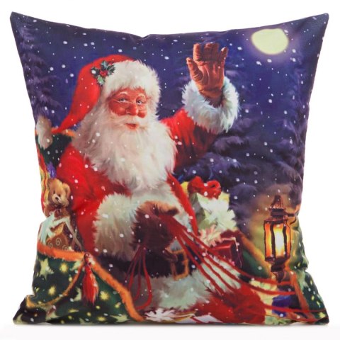 POSZEWKA JINGLE 22 40X40 CM WIELOKOLOROWY