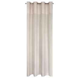 ZASŁONA GOTOWA EUROFIRANY    1SZT. D91 AGNES 140X250 CM KREMOWY
