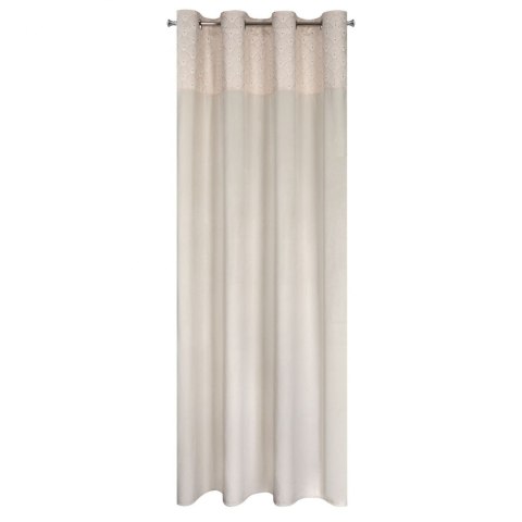ZASŁONA GOTOWA EUROFIRANY    1SZT. D91 AGNES 140X250 CM KREMOWY