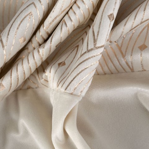 ZASŁONA GOTOWA EUROFIRANY    1SZT. D91 AGNES 140X250 CM KREMOWY