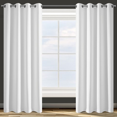 ZASŁONA GOTOWA EUROFIRANY 1SZT. D91 PARISA 135X250 CM BIAŁY