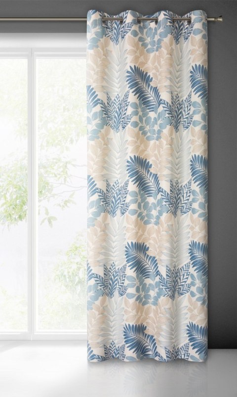 ZASŁONA GOTOWA EUROFIRANY 1SZT. LENNY 140X250 CM NATURALNY