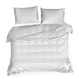 POŚCIEL EUROFIRANY KOMPLET POŚCIELI BAWEŁNIANEJ LANA7 220X200 CM, 2 SZT. 70X80 CM BIAŁY