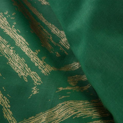 POŚCIEL EUROFIRANY KOMPLET POŚCIELI W PUDEŁKU METALI10 220X200 70X80 220X200 CM, 2 SZT. 70X80 CM CIEMNOZIELONY