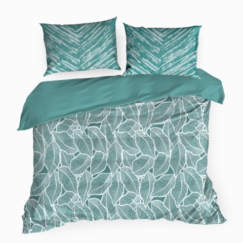 KOMPLET POŚCIELI EUROFIRANY BAWEŁNA SATYNA 220X200 METALI12
