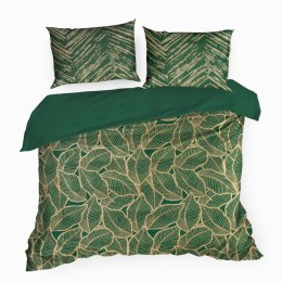 POŚCIEL EUROFIRANY KOMPLET POŚCIELI W PUDEŁKU METALI16 220X200 70X80 220X200 CM, 2 SZT. 70X80 CM ZIELONY