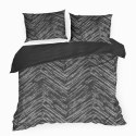 POŚCIEL EUROFIRANY KOMPLET POŚCIELI W PUDEŁKU METALIC9 160X200 70X80 160X200 CM, 2 SZT. 70X80 CM STALOWY