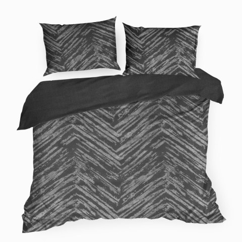 POŚCIEL EUROFIRANY KOMPLET POŚCIELI W PUDEŁKU METALIC9 220X200 70X80 220X200 CM, 2 SZT. 70X80 CM STALOWY