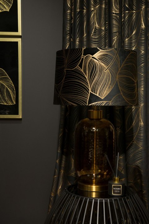 LAMPA STOŁOWA EUROFIRANY NOCNA BIURKOWA1 40X69 CZAR+ZŁ