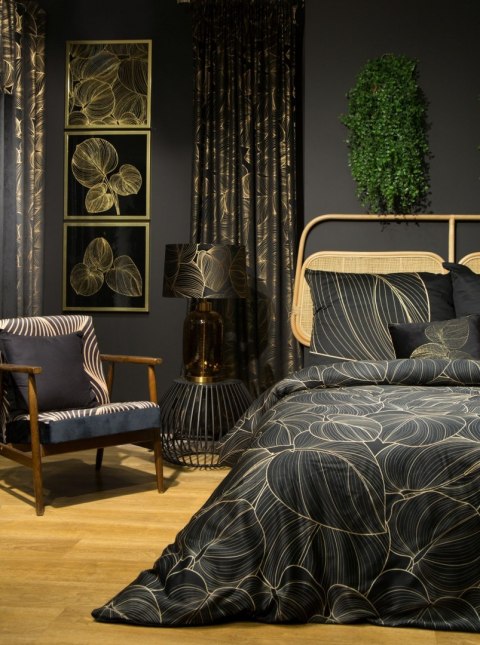 LAMPA STOŁOWA EUROFIRANY NOCNA BIURKOWA1 40X69 CZAR+ZŁ