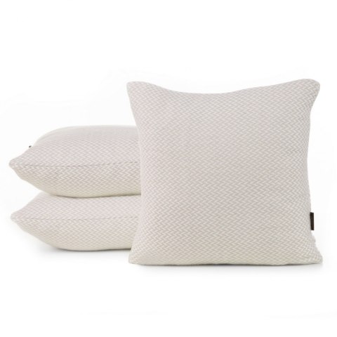 POSZEWKA NA PODUSZKĘ EUROFIRANY AKRYL 3 45 X 45 CM BEŻOWY