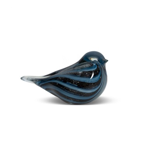 SZKLANA FIGURKA DEKORACYJNA DAKOTA 15X7X8 CM GRAFITOWY