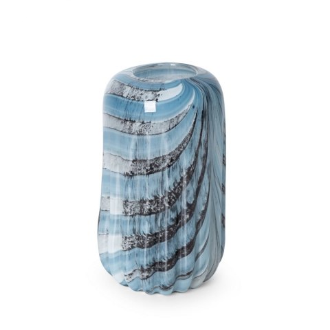 SZKLANY WAZON DEKORACYJNY DAKOTA 16X16X31 CM GRAFITOWY