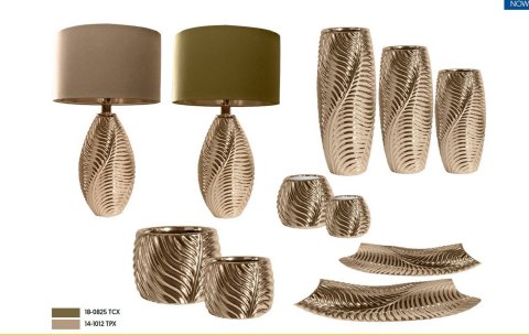 WAZON DEKORACYJNY SENA 12X12X30 CM ZŁOTY