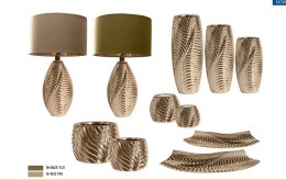 WAZON DEKORACYJNY SENA 18X18X50 CM ZŁOTY