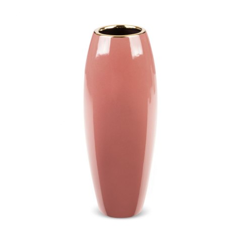 WAZON DEKORACYJNY SIBEL 12X12X30 CM CIEMNORÓŻOWY