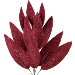 KWIAT FLORE 686 DŁ.85 CM DŁ. LIŚĆ 26 CM CZERWONY