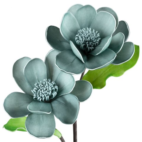 KWIAT FLORE 687 DŁ.70 CM ŚR. KWIAT 20 CM TURKUSOWY